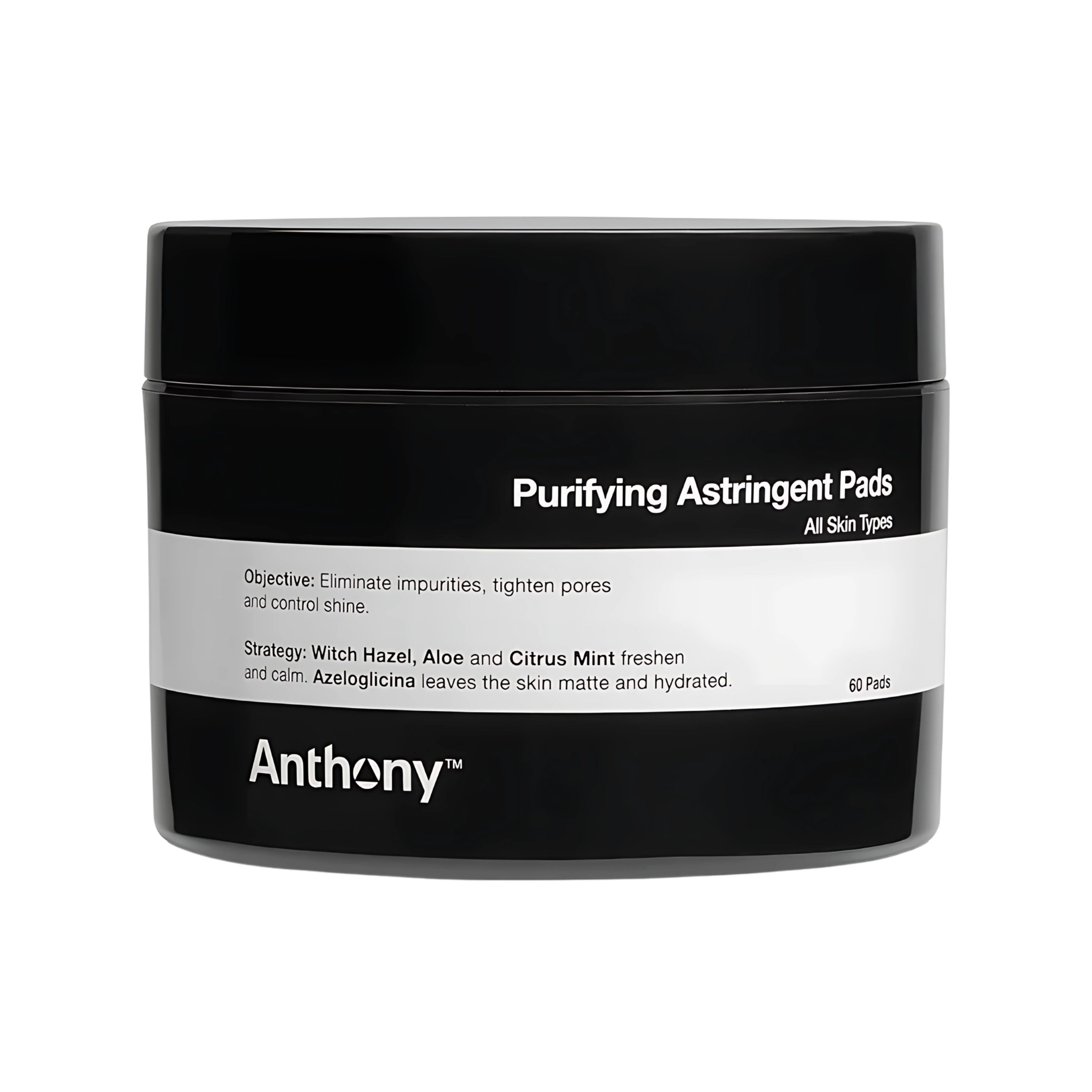 Anthony Purifying Astringent Toner Pads 60stk - Gesichtsreinigung